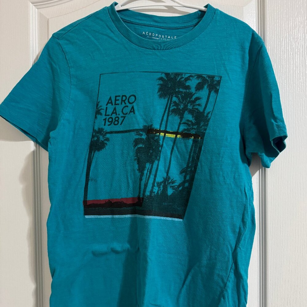 Aeropostale Blue/Teal T-shirt